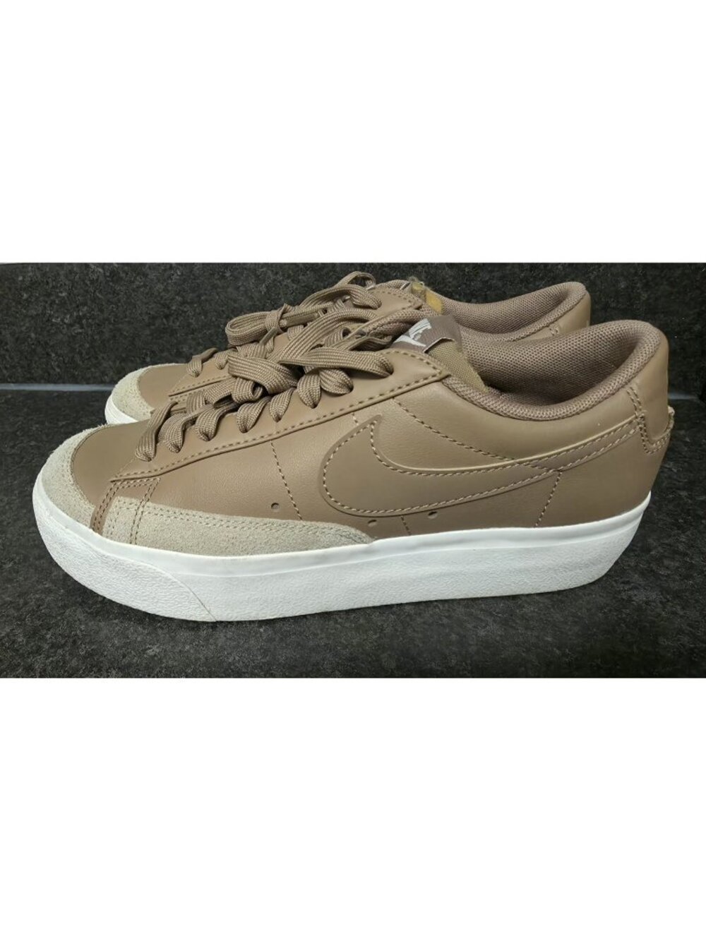 Size 7 - Nike Blazer Platform Low Dark Driftwood W